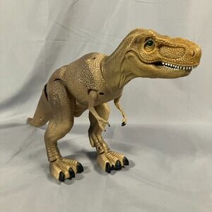 Smithsonian Dinosaur Walking T Rex Toy Tan 2015 Battery Not Working